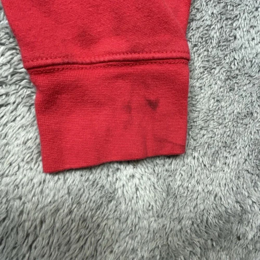 The North Face Hoodie Mens S Red Pullover Sweatshirt Half Dome Activewear A3VHC